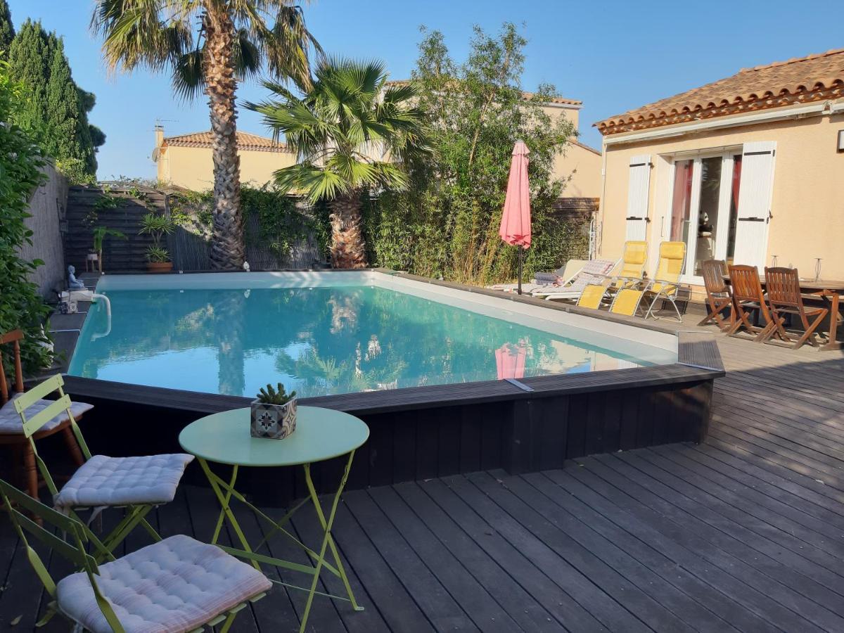 Chambres Calmes Dans Villa Perols Pret Parc Expo Arena 1Km Aeroport 3Km Gare Tgv 4Km Plages 5Km Carnon Palavas Bagian luar foto